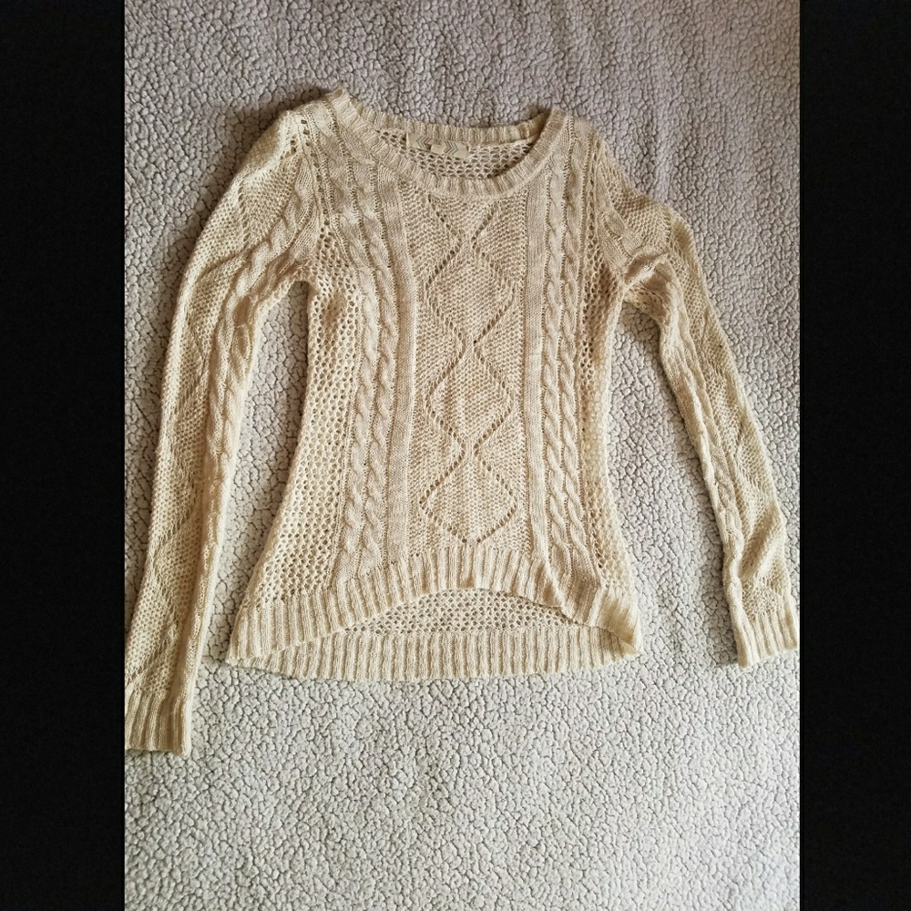 Comfortable cream sweater